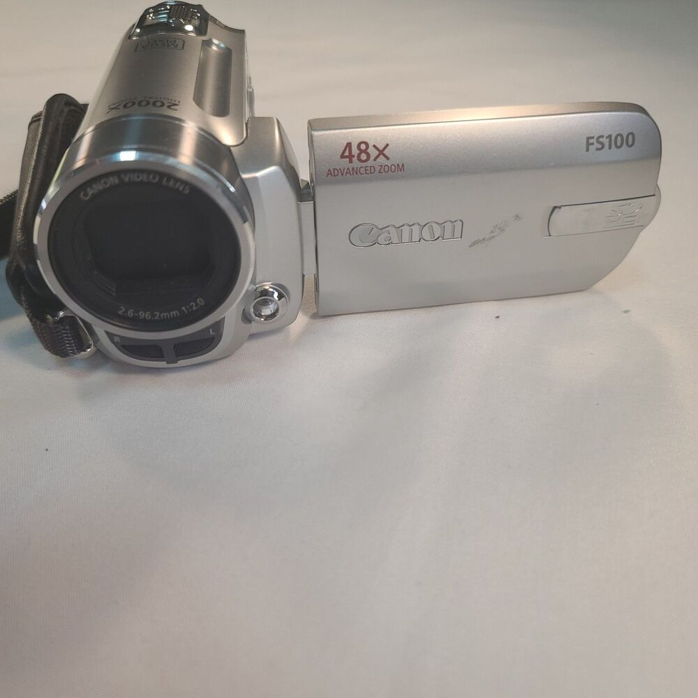 Canon FS100 Digital Video Camcorder 48x Zoom with Battery